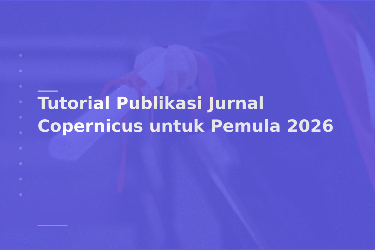 Tutorial Publikasi Jurnal Copernicus untuk Pemula 2026