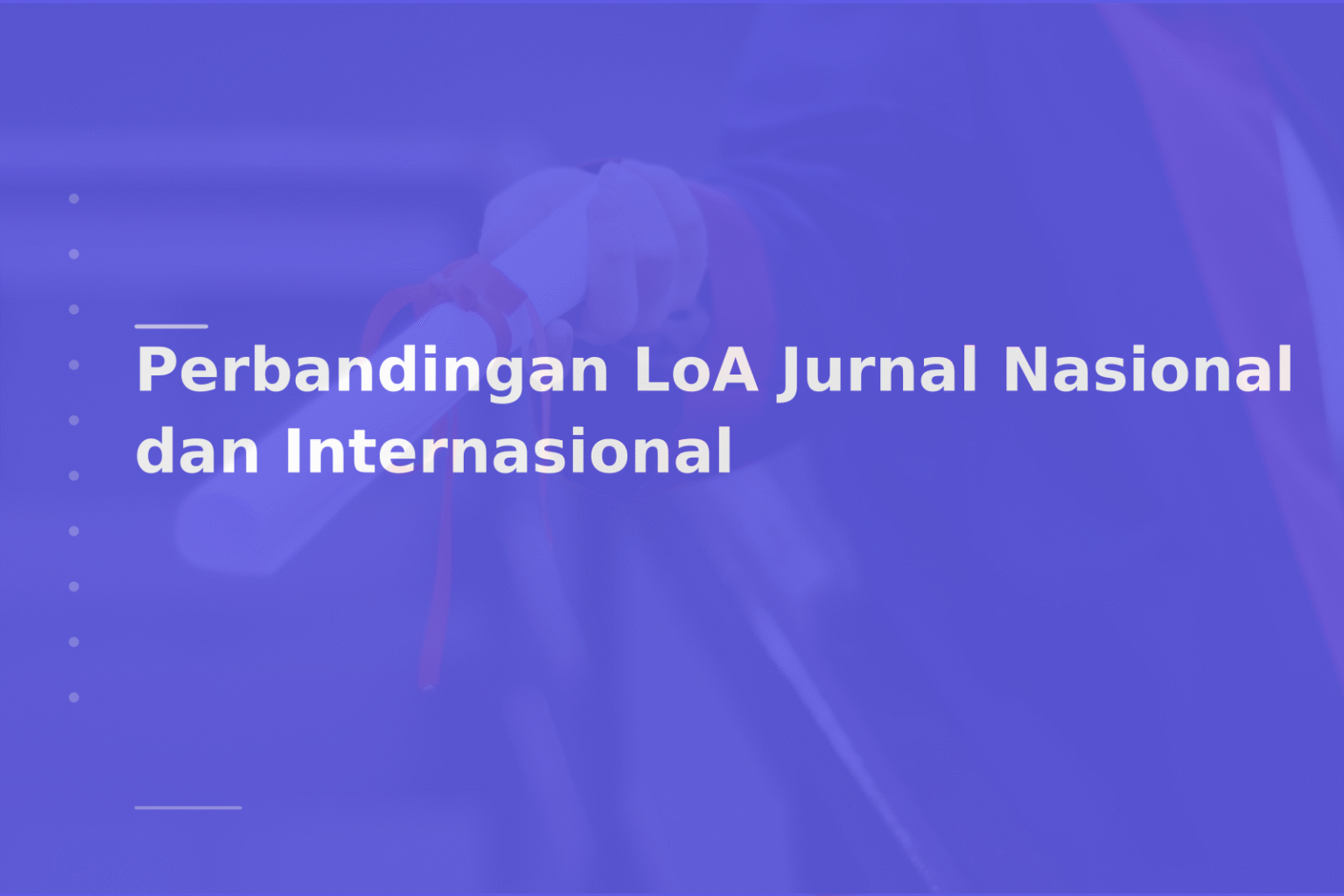 Perbandingan LoA Jurnal Nasional dan Internasional
