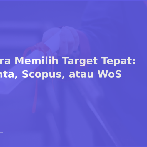 Cara Memilih Target Tepat: Sinta, Scopus, atau WoS