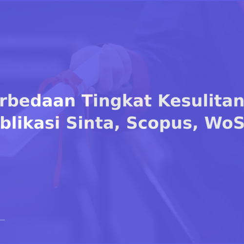 Perbedaan Tingkat Kesulitan Publikasi Sinta, Scopus, WoS