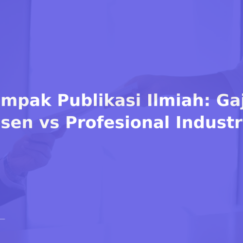 Dampak Publikasi Ilmiah: Gaji Dosen vs Profesional Industri