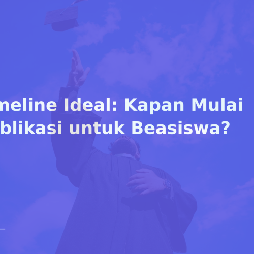 Timeline Ideal: Kapan Mulai Publikasi untuk Beasiswa?
