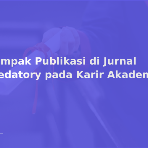 Dampak Publikasi di Jurnal Predatory pada Karir Akademik